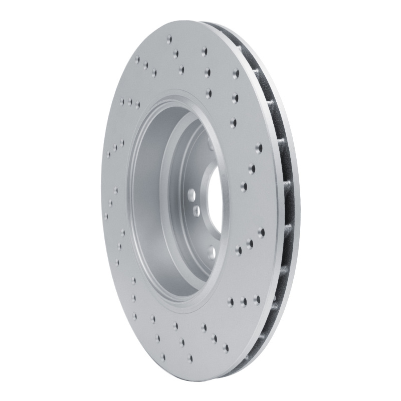 BMW M3 Brake Rotor (1) - Rear - R1 Concepts - GeoSPEC Coated Rotor - Drilled - `08-`13